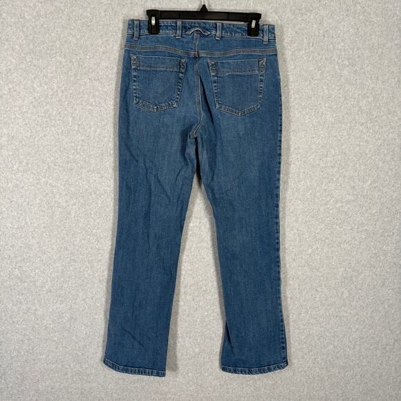 Jones New York Jeans Womens 8 Bootcut Ankle Mid Rise Stretch Utility Carpenter - Picture 2 of 11